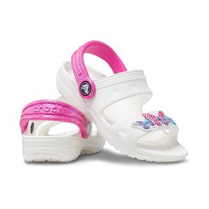 Classic Embellished Sandal T - White