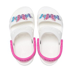 Classic Embellished Sandal T - White