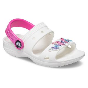 Classic Embellished Sandal T - White