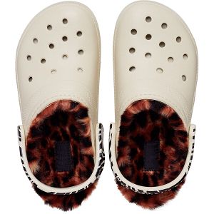 Classic Lined Animal Remix Clog - Bone/Multi Animal