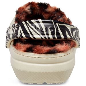 Classic Lined Animal Remix Clog - Bone/Multi Animal