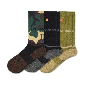 Crocs Socks ACrw Graph 3Pack - Black/Camo