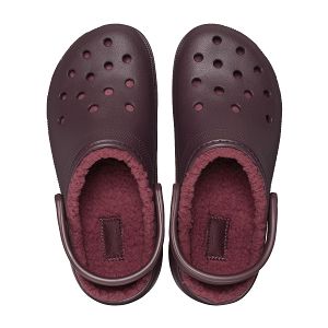 Classic Platform Lined Clog W - Dark Cherry