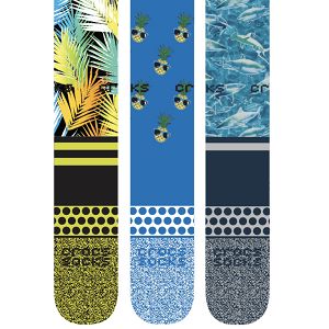 Crocs Socks Kid CrewGPP 3Pack - Blue/Green