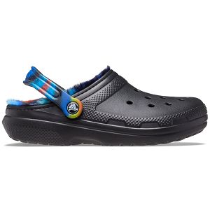 Classic Lined Spray Dye Clog - Black/Multi