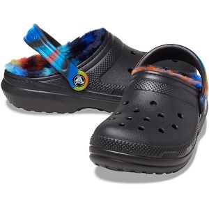 Classic Lined Spray Dye Clog - Black/Multi