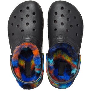 Classic Lined Spray Dye Clog - Black/Multi