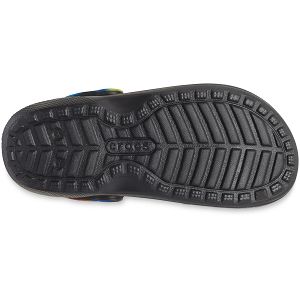 Classic Lined Spray Dye Clog - Black/Multi