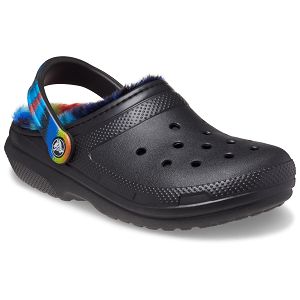 Classic Lined Spray Dye Clog - Black/Multi