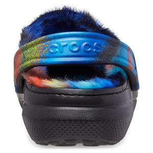 Classic Lined Spray Dye Clog - Black/Multi