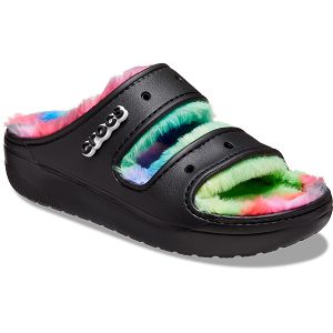 Classic Cozzzy Spray Dye Sandal - Black/Multi