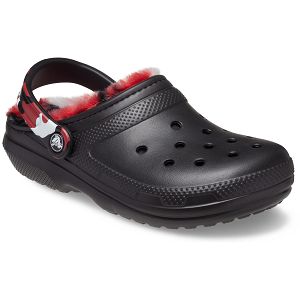 Classic Lined Camo Clog - Black/Red