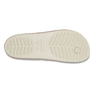 Classic Platform Snake Print Flip - Bone/Multi