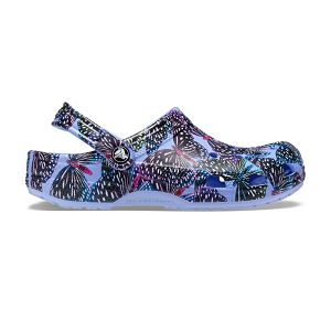 Classic Butterfly Clog - Moon Jelly/Multi