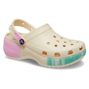 Classic Platform Ombre Clog W - Vanilla/Multi