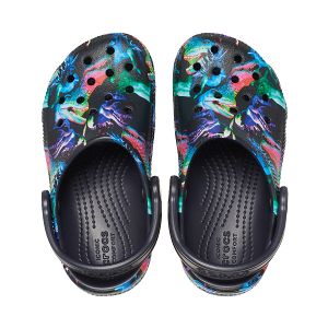 Classic Dino Clog T - Deep Navy/Multi