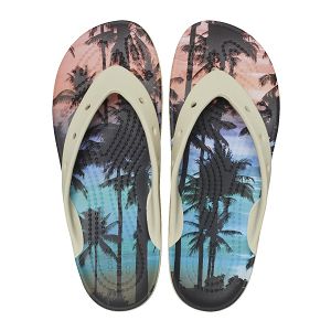 Classic Platform Retro Resort Flip - Bone/Multi