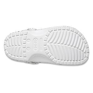 Classic Skull Print Clog K - White/Black