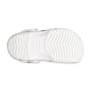 Classic Skull Print Clog T - White/Black