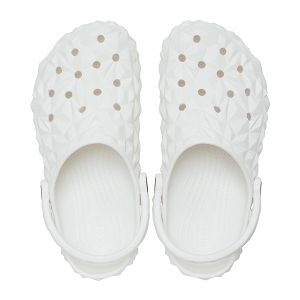 Classic Geometric Clog - White