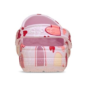 Classic VDay Clog K - Pink Milk/Hearts
