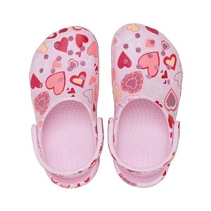 Classic VDay Clog T - Pink Milk/Hearts