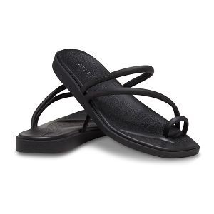 Miami Toe Loop Sandal - Black