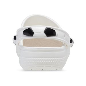 Classic Soccer Ball Clog K - White/Black
