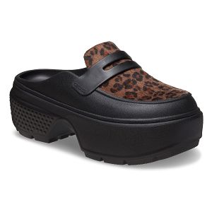 Stomp Leopard Loafer - Black/Multi Animal