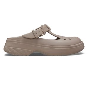 Classic Mary Jane Clog - Taupe
