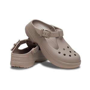 Classic Mary Jane Clog - Taupe