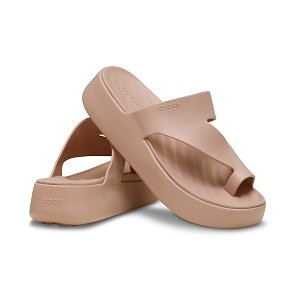 Getaway Platform Toe Loop - Pink Caramel