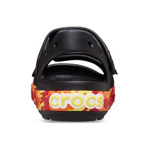 Crocband Cruiser Flames Sndl K - Black