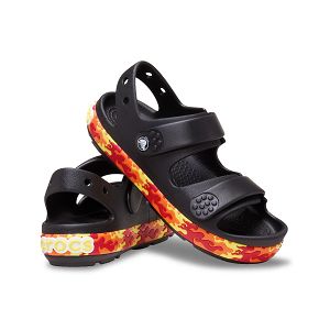 Crocband Cruiser Flames Sndl T - Black