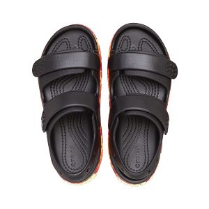 Crocband Cruiser Flames Sndl T - Black
