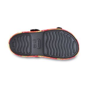 Crocband Cruiser Flames Sndl T - Black