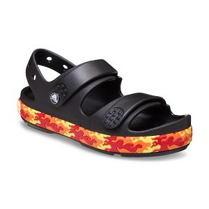 Crocband Cruiser Flames Sndl T - Black
