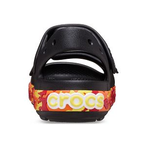 Crocband Cruiser Flames Sndl T - Black