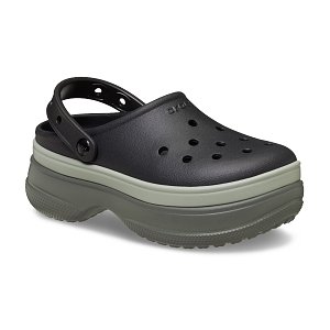 Classic Stacked Clog - Black