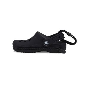 Classic Clog Pouch Bag Charm - Black