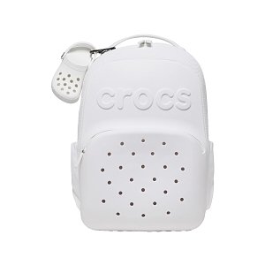Classic Clog Pouch Bag Charm - White