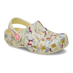 Classic Unicorn Graphic Clog T - Yellow Light