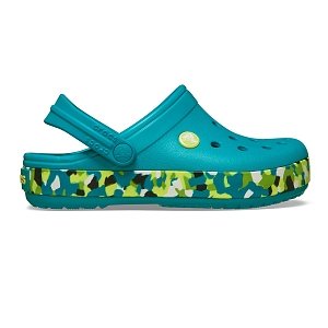 Crocband Glow Confetti BandCgK - Turbo Teal/Multi