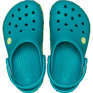 Crocband Glow Confetti BandCgK - Turbo Teal/Multi