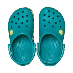 Crocband Glow Confetti BandCgT - Turbo Teal/Multi