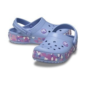 Crocband Glow Confetti BandCgT - Blue Haze/Multi