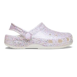Classic Fantasy Glitter Clog T - White