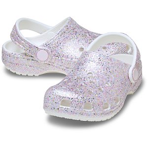 Classic Fantasy Glitter Clog T - White