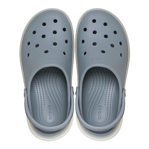 Classic Frosted Stacked Clog - Concrete