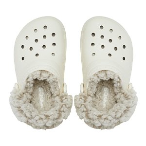 Classic Fleece Lined Clog K - Summit White